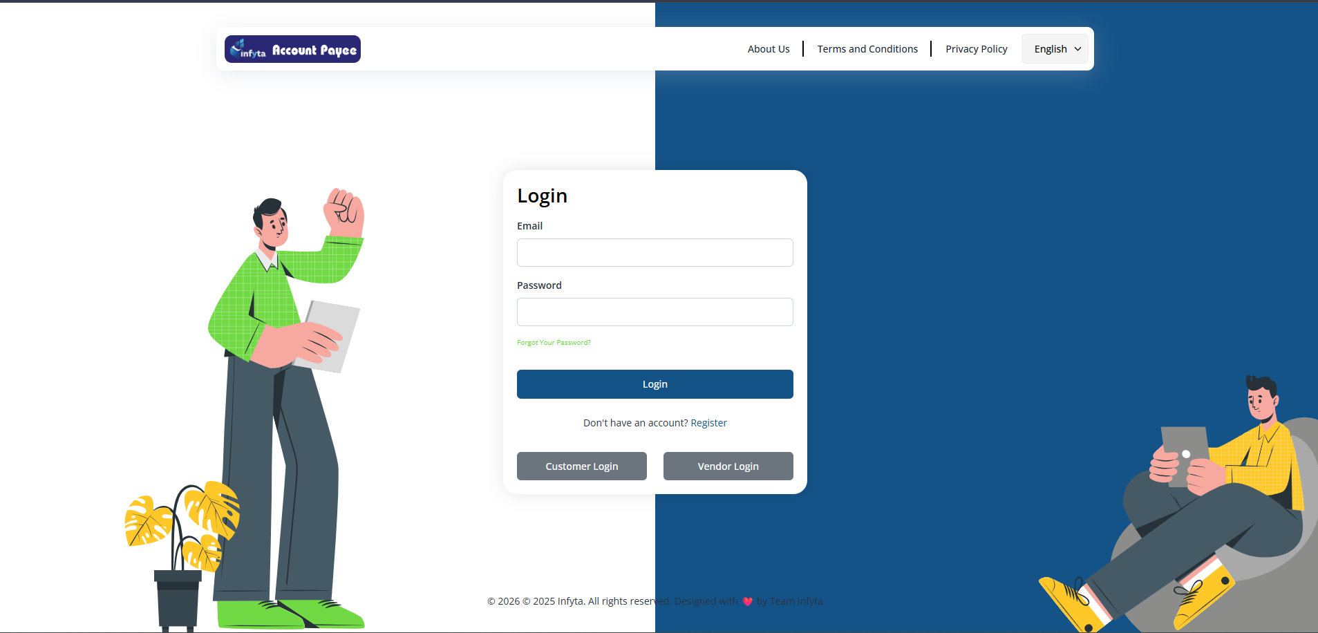 infyta Account Payee Accounting and Billing Tool